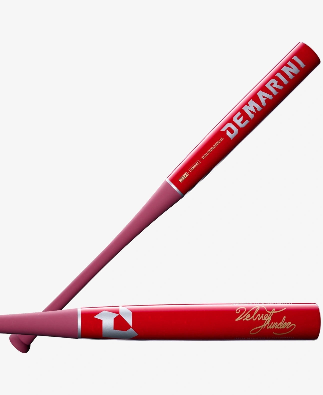 DeMarini 2027 Velvet Thunder D38 Wood Composite BBCOR Baseball Bat