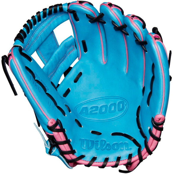 Wilson - 2024 MARCH GOTM A2000 CUSTOM 1786SS "TROPICAL BLUE" 11.50" Baseball Glove: WBW102239115
