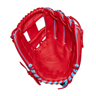 Wilson 2025 A500 Red/Blue/White 11.50" Baseball Glove WBW102540115