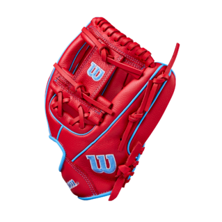 Wilson 2025 A500 Red/Blue/White 11.50" Baseball Glove WBW102540115
