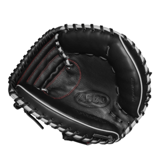 Wilson 2025 A500 Black/Red/Grey 32.00" Baseball Catcher's Mitt WBW10254632