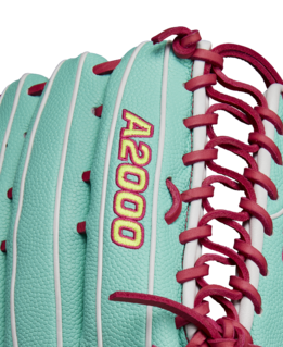 Wilson 2025 Spring A2000 OT7SS Seafoam/White 12.75" Baseball Glove WBW1025521275