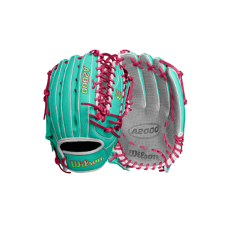Wilson 2025 Spring A2000 OT7SS Seafoam/White 12.75" Baseball Glove WBW1025521275
