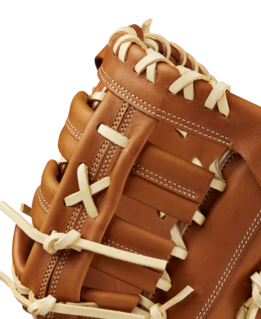 Wilson 2025 A1000 1620 Saddle Tan/Blonde/White 12.50" Baseball 1st Base Mitt WBW102587125