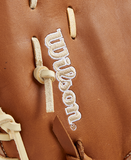 Wilson 2025 A1000 1620 Saddle Tan/Blonde/White 12.50" Baseball 1st Base Mitt WBW102587125