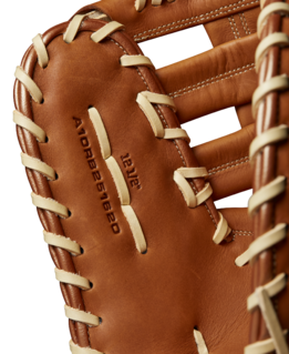 Wilson 2025 A1000 1620 Saddle Tan/Blonde/White 12.50" Baseball 1st Base Mitt WBW102587125