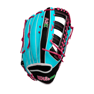 Wilson 2024 Winter A2K 1810SS Seafoam/Black 12.75" Baseball Glove WBW1026881275