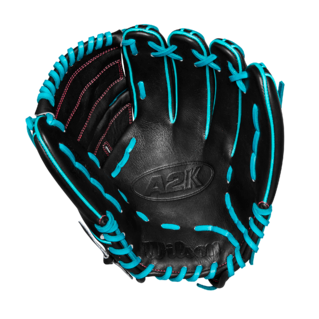 Wilson 2025 Spring A2K B2 Black/Teal 12.00" Baseball Glove WBW10269212