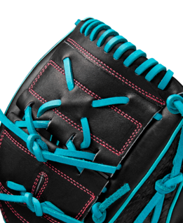 Wilson 2025 Spring A2K B2 Black/Teal 12.00" Baseball Glove WBW10269212
