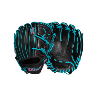 Wilson 2025 Spring A2K B2 Black/Teal 12.00" Baseball Glove WBW10269212