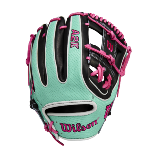 Wilson 2025 Summer A2K 1720SS Black/Seafoam 11.50" Baseball Glove WBW103288115