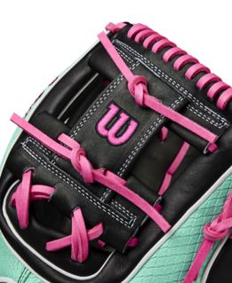 Wilson 2025 Summer A2K 1720SS Black/Seafoam 11.50" Baseball Glove WBW103288115