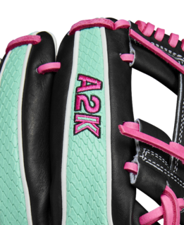 Wilson 2025 Summer A2K 1720SS Black/Seafoam 11.50" Baseball Glove WBW103288115