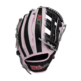 Wilson 2025 Summer A2K DW5 Black/Lavender 12.00" Baseball Glove WBW10328912