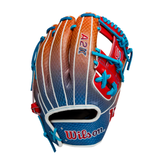 Wilson 2025 Summer A2K 1786 Red/Navy 11.50" Baseball Glove WBW103290115