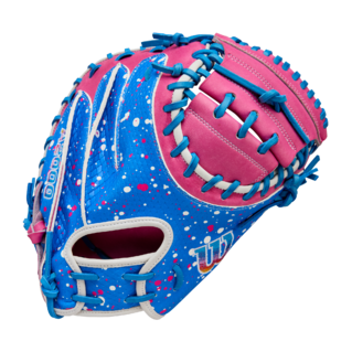Wilson A2000 2025 LTM Blue 33" Baseball Catcher's Mitt WBW10344333