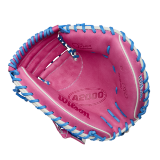 Wilson A2000 2025 LTM Blue 33" Baseball Catcher's Mitt WBW10344333