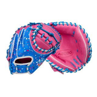 Wilson A2000 2025 LTM Blue 33" Baseball Catcher's Mitt WBW10344333