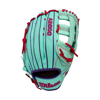 Wilson 2025 Fall A2000 1750 Seafoam/Purple 12.50" Baseball Glove WBW103455125