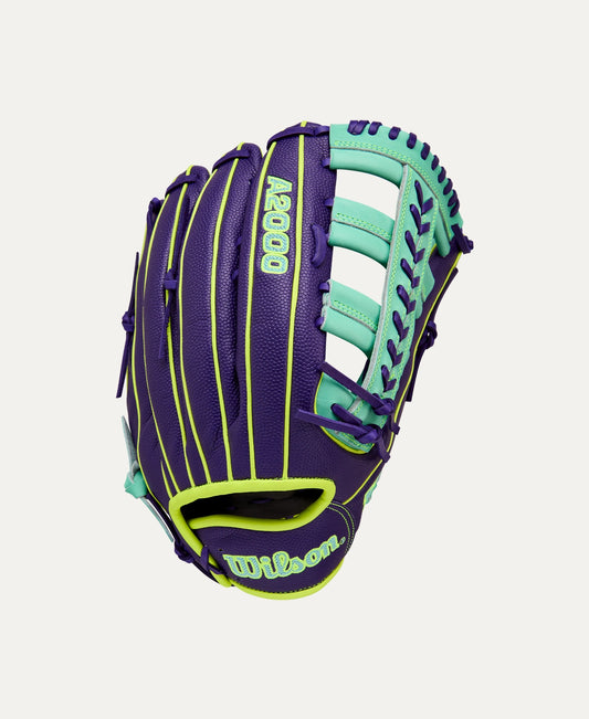 Wilson 2025 Fall A2000 1810SS Purple/Seafoam 12.75" Baseball Glove WBW1034571275