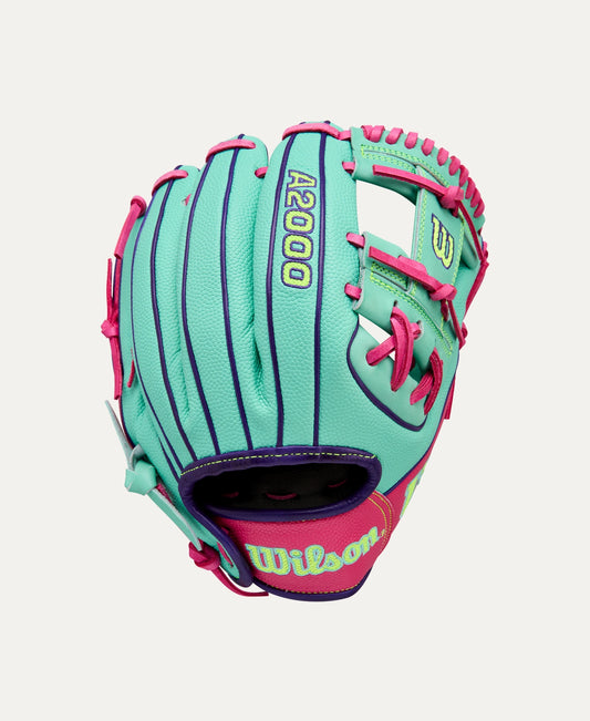 Wilson 2025 Fall A2000 DP15SS Seafoam/O 11.50" Baseball Glove WBW103461115