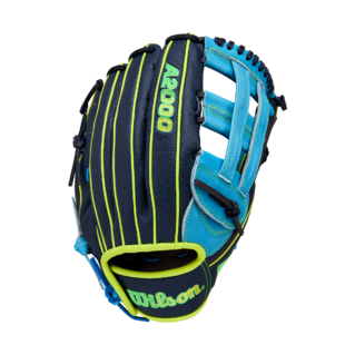Wilson 2025 Fall A2000 PF50SS Navy/Sky Blue/O 12.25" Baseball Glove WBW1034631225