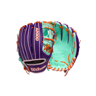 Wilson 2025 April GOTM A2000 1975 Purple SS 11.75" Baseball Glove: WBW1034801175