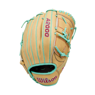 Wilson 2025 Fall A2000 B2 Blonde/Seafoam 12.00" Baseball Glove WBW10349