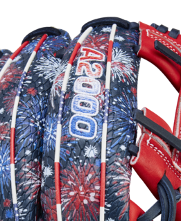 Wilson 2025 July GOTM A2000 1975 Firework 11.75" Baseball Glove: WBW1042171175