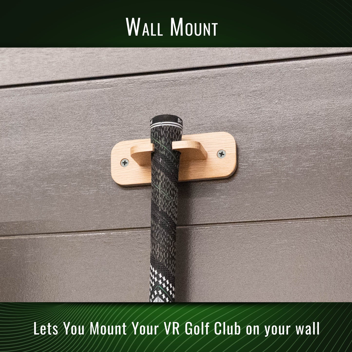 DriVR Elite Chrome - Stepped Steel Weighted Golf Club  - Compatible with Quest 2, 3/3s, and Pro