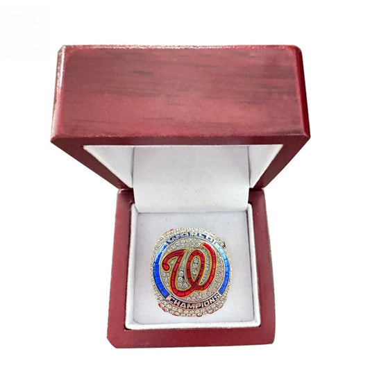 2019 Washington Nationals Baseball Championship Ring Replica – Fan Exclusive Collectible Gift