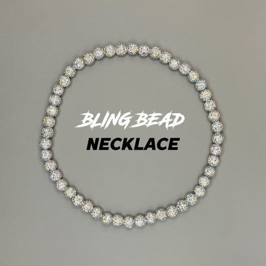 RAD - Bling Bead Necklace (All Whites)