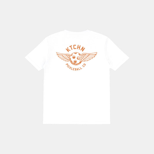KTCHN Pickleball Co. Wing Pickleball Tee (White)