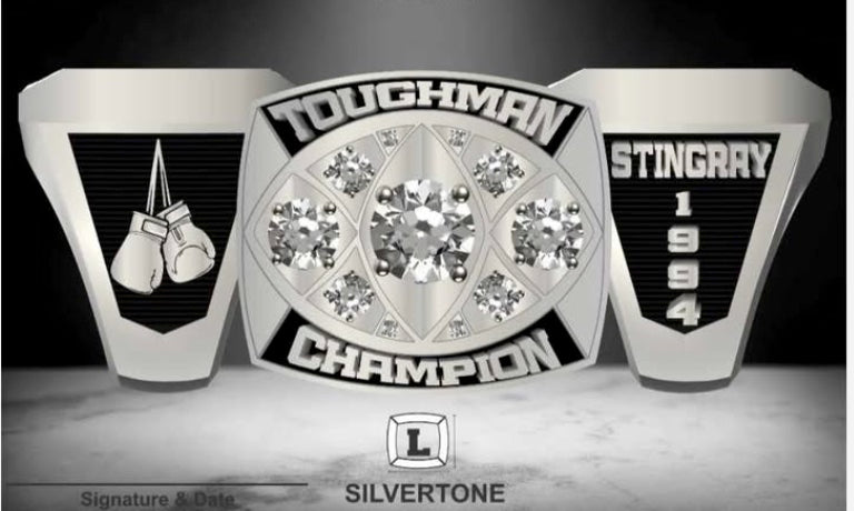 Custom Toughman Champion Ring- Tim Ray