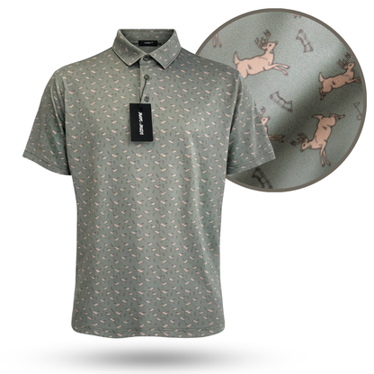"Bows & Bucks" Golf Polo