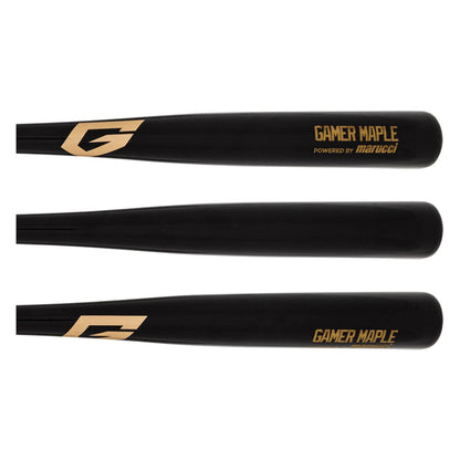 Marucci Gamer Black Maple Wood Baseball Bat MVEGMR-BK