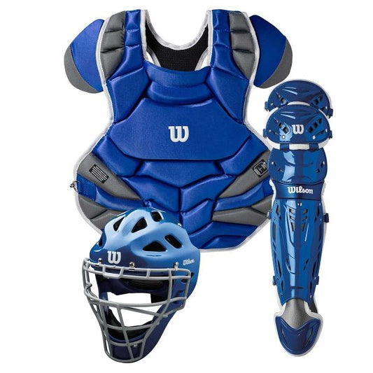 Wilson C1K Catchers Gear Kit Adult Royal