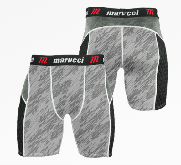 Marucci Baseball Youth Padded Sliding Shorts w/Cup Pocket