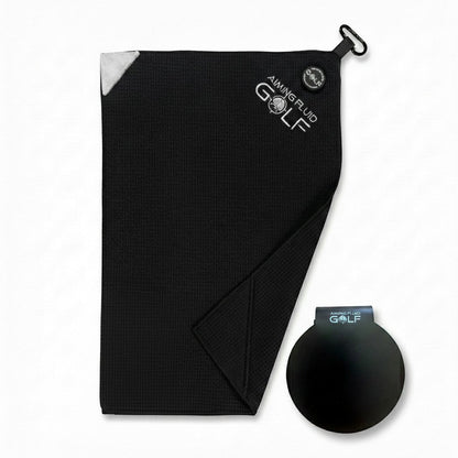 Stubby Magnetic Golf Towel + Landing Pad System