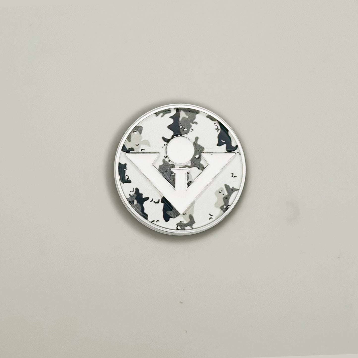 Arctic Camo Golf Ball Marker