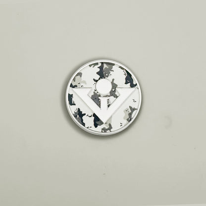 Arctic Camo Golf Ball Marker