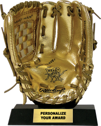 Rawlings Players Series Gold Glove Trophy w/ Stand RHT