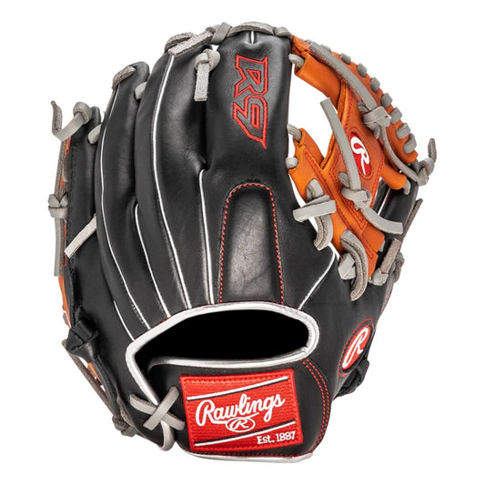 Rawlings R9 ContoUR Fit 11.25" Youth Baseball Glove: R91125U-2BT