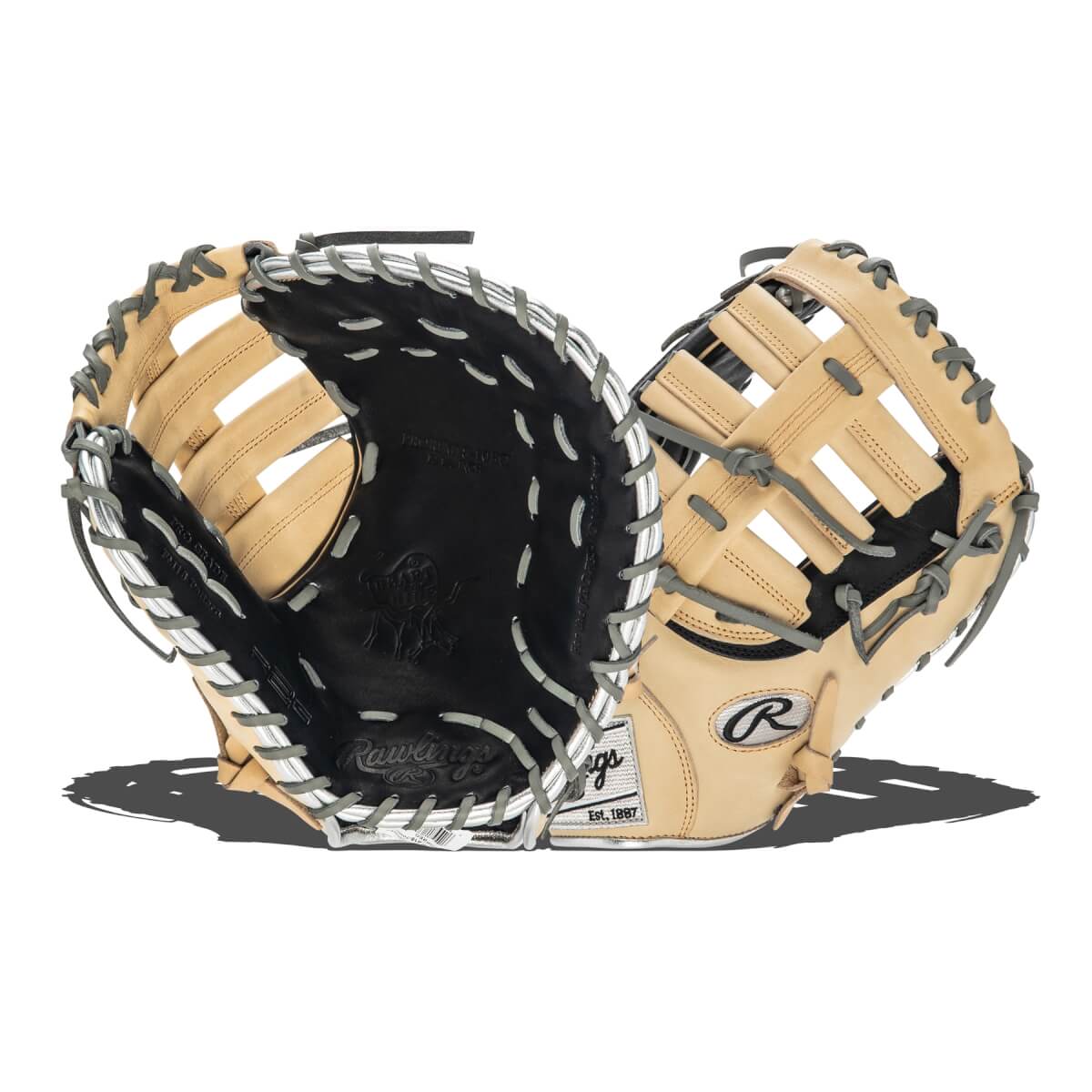 Rawlings Heart of the Hide R2G 12.50" Baseball First Base Mitt: PRORFM18-10BC