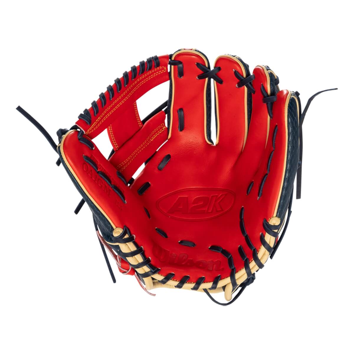 Wilson A2K Ozzie Albies GM 11.50 Infield Glove WBW101629115 - Red Nav