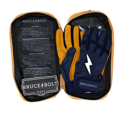 Bruce Bolt Premium Pro Short Cuff Batting Gloves