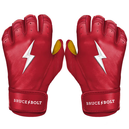 Bruce Bolt Premium Pro Short Cuff Batting Gloves