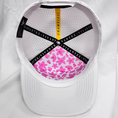 Flat Bill 6 Panel Golf Hat