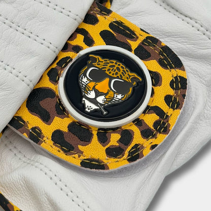 Chelsea Cheetah | Men's White Golf Glove