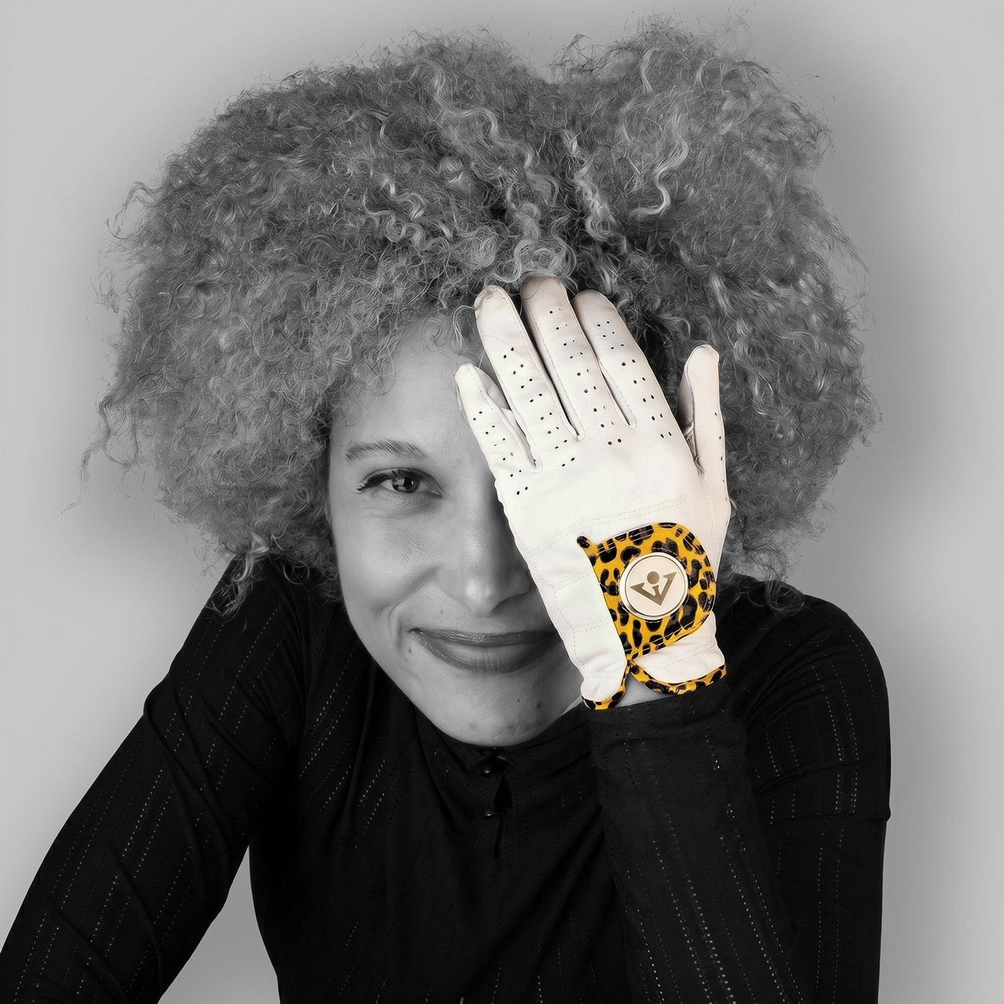 Chelsea Cheetah | Women's White Golf Glove